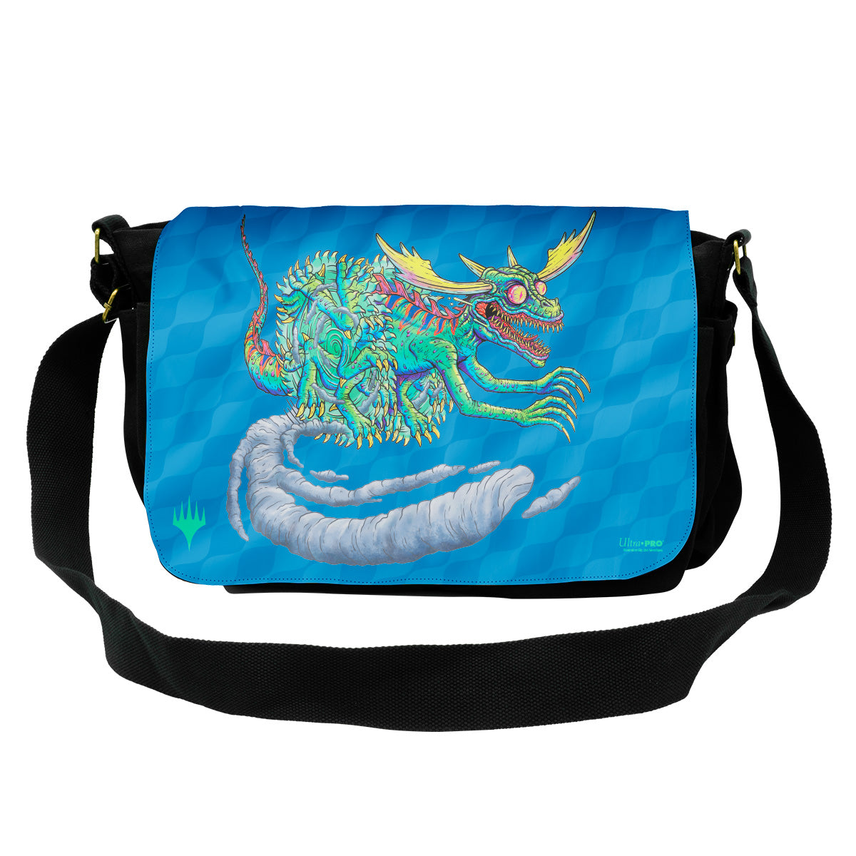 Aetherdrift Bag Flap - Racer Creature Agonasaur Rex for Magic: The Gathering with Bag. Bag sold separately.