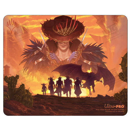 Magic: The Gathering Outlaws of Thunder Junction Mousepad - Gang Silhouette