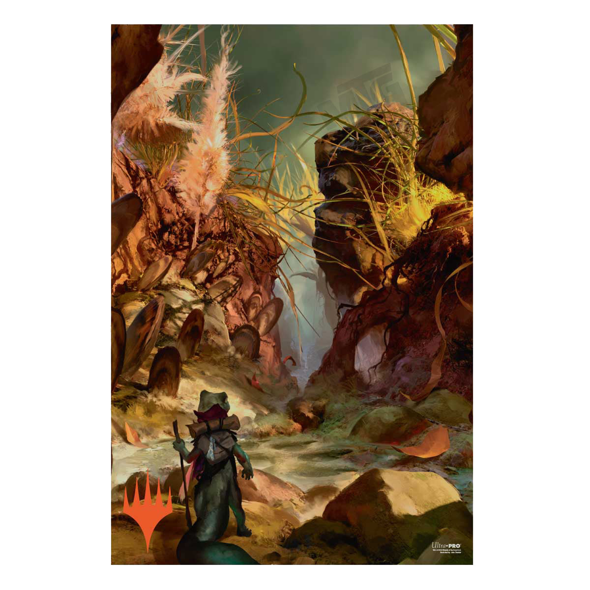 Bloomburrow Swamp (Four Seasons) Poster for Magic: The Gathering - Autumn