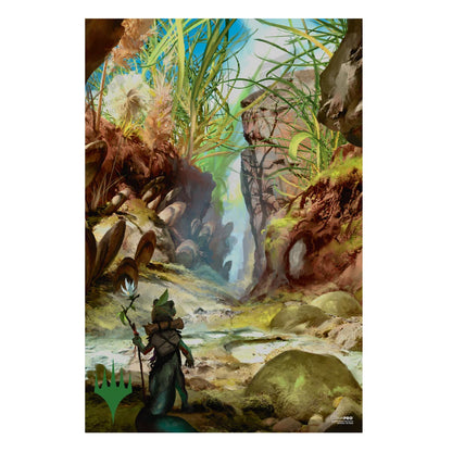 Bloomburrow Swamp (Four Seasons) Poster for Magic: The Gathering - Spring