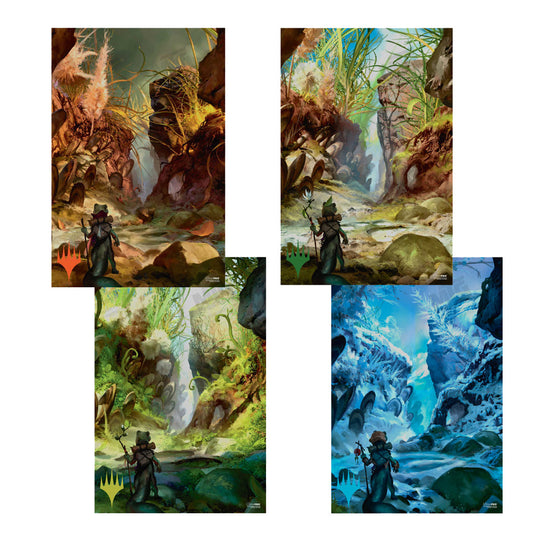 Bloomburrow Swamp (Four Seasons) Poster for Magic: The Gathering