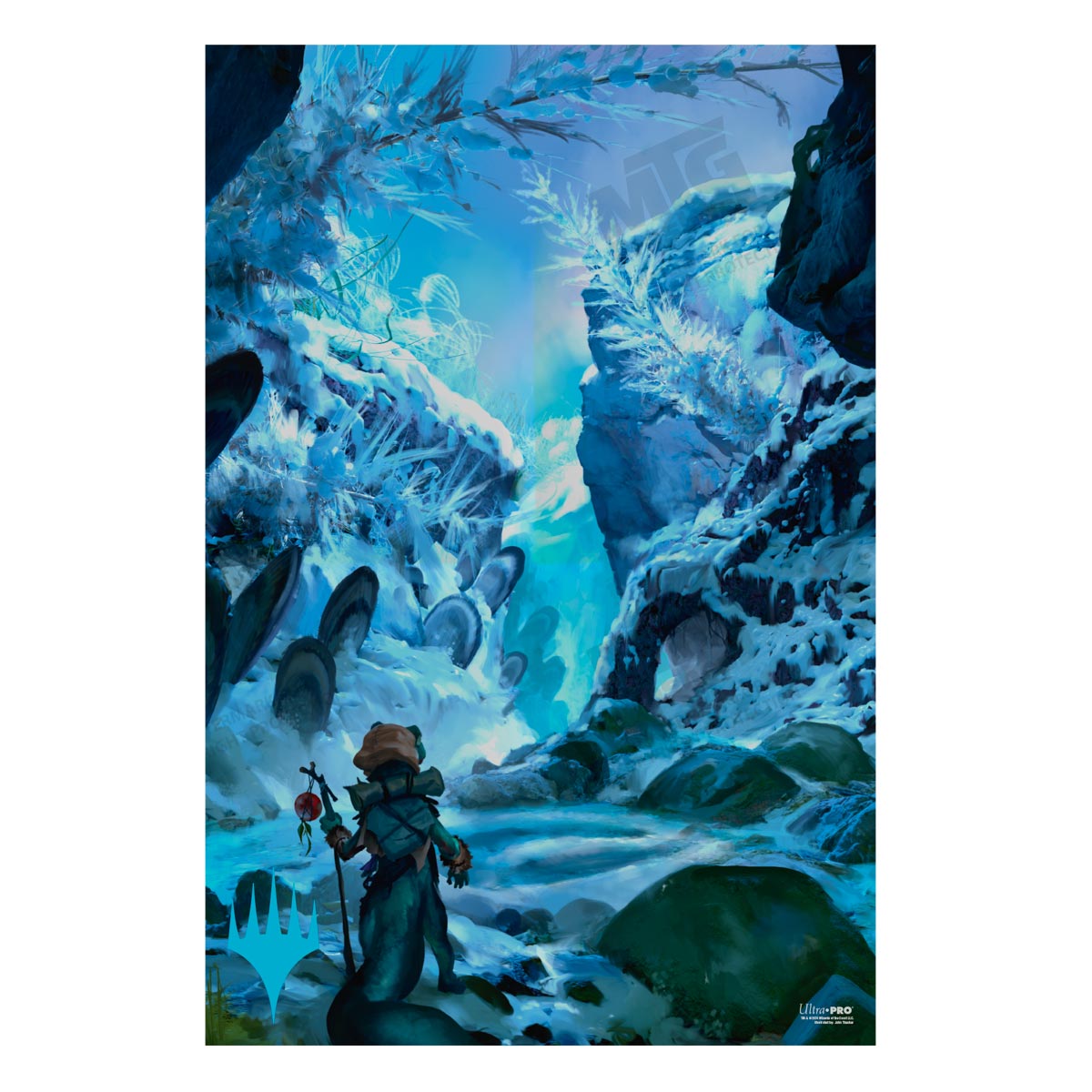 Bloomburrow Swamp (Four Seasons) Poster for Magic: The Gathering - Winter