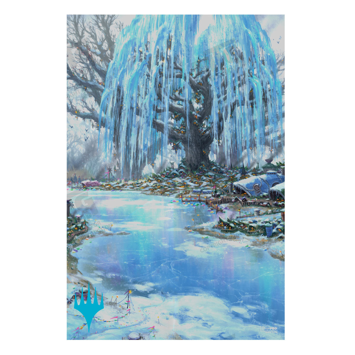 Bloomburrow The Tree City (Four Seasons) Poster for Magic: The Gathering - Winter