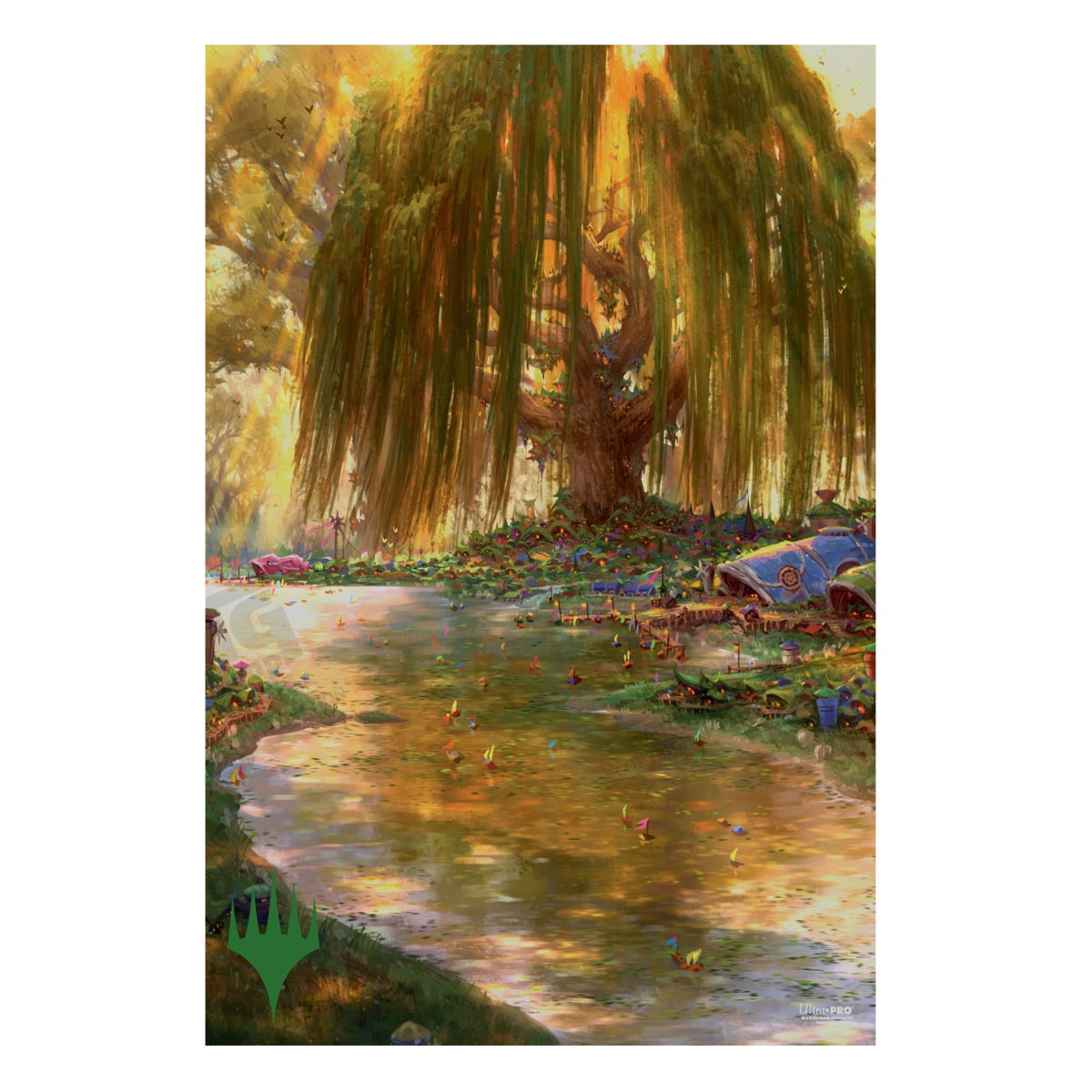 Bloomburrow The Tree City (Four Seasons) Poster for Magic: The Gathering - Spring