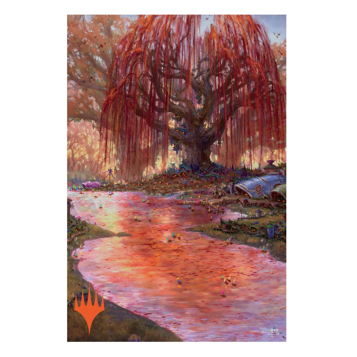 Bloomburrow The Tree City (Four Seasons) Poster for Magic: The Gathering - Autumn