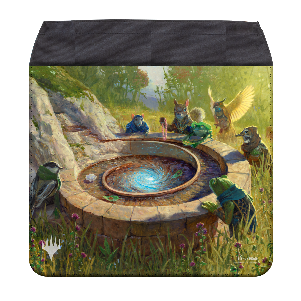 Bloomburrow The Wishing Well Bag Flap for Magic: The Gathering Art