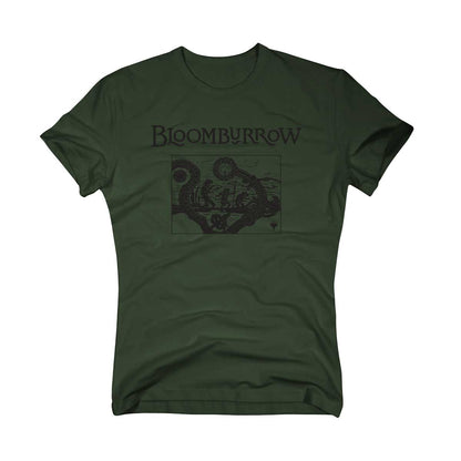 Bloomburrow Set Symbol Printed Graphic Tee in Thyme Green for Magic: The Gathering - Women's Fit Front