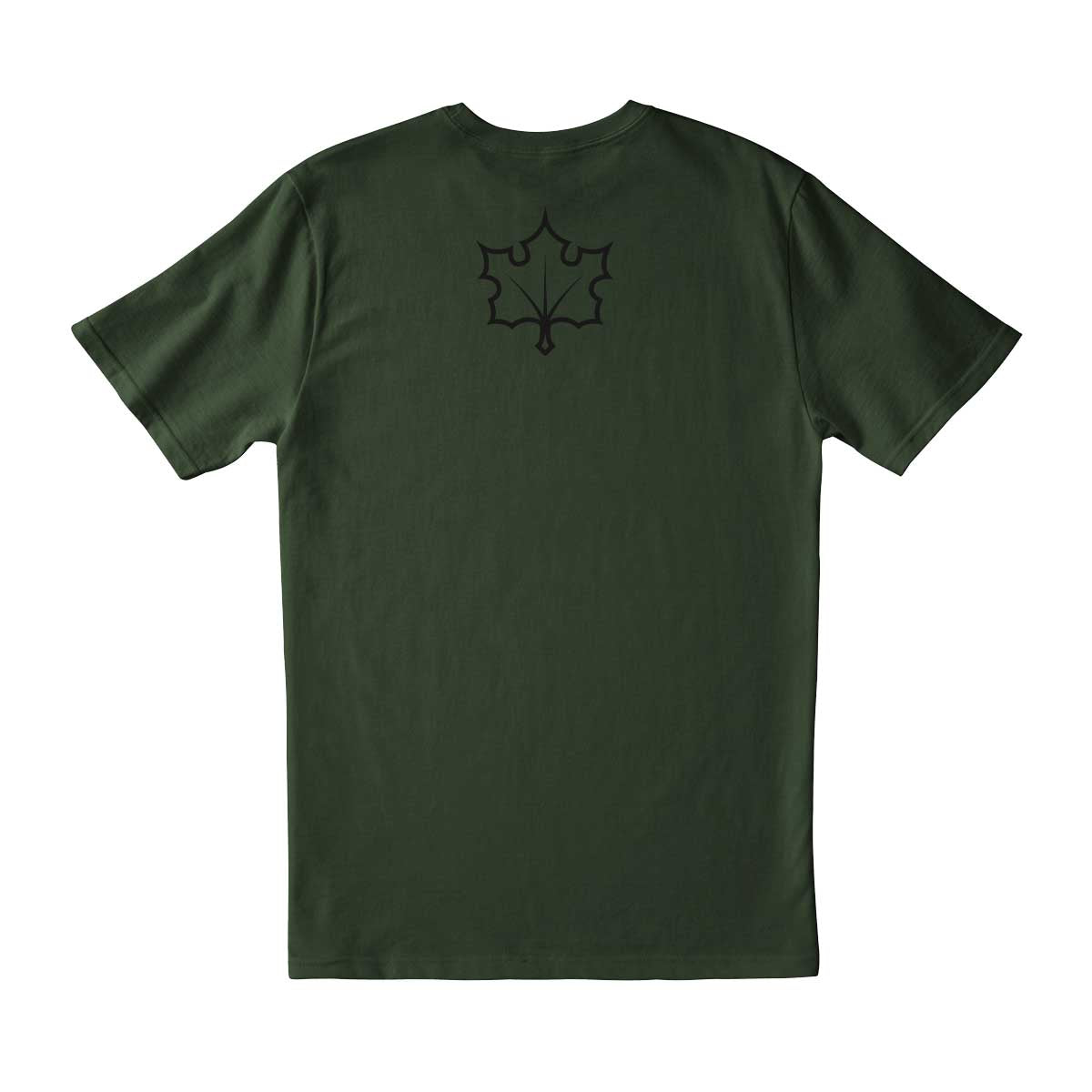 Bloomburrow Set Symbol Printed Graphic Tee in Thyme Green for Magic: The Gathering - Men's Back