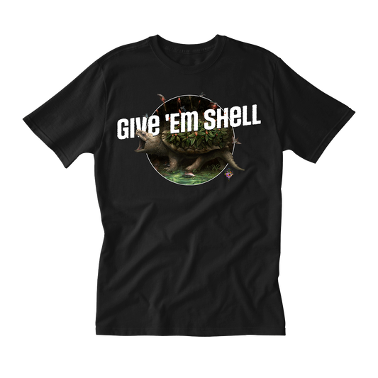 Magic: The Gathering Bloomburrow Printed Graphic Tee - Give em’ Shell Front