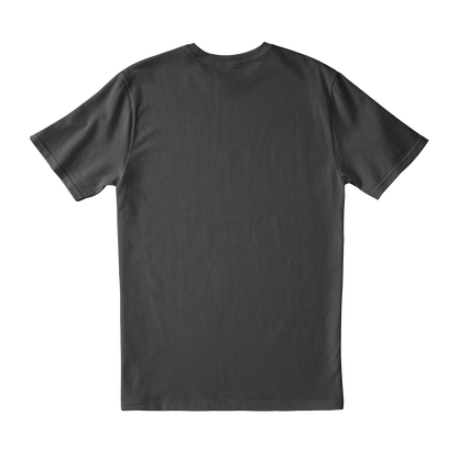 Bloomburrow Sylvan Tutor Printed Graphic T-Shirt in Charcoal Grey for Magic: The Gathering Back