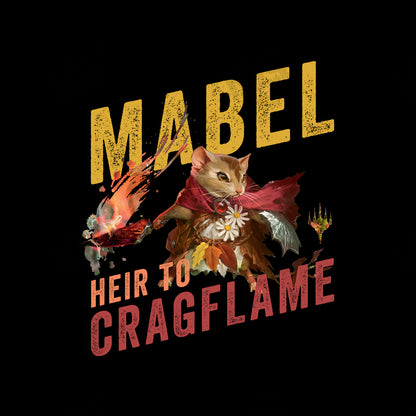 Magic: The Gathering Bloomburrow Printed Graphic Tee - Mabel, Heir to Cragflame Art