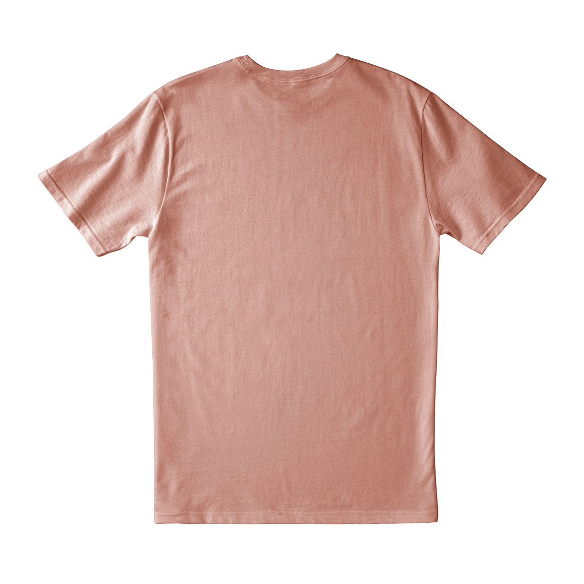 “Keep On Rollin’” d20 Dice Printed Tee in Dusty Peach for Dungeons & Dragons Men's Back