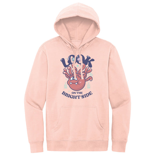 D&D 2024 “Look On The Bright Side” Beholder Printed Pullover Hoodie in Rosewater Pink