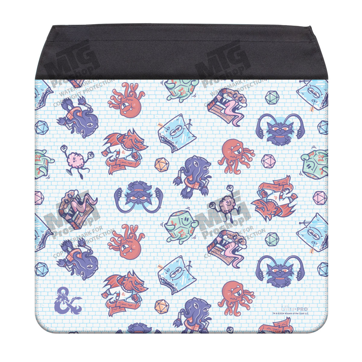 “Charming Creatures” Pattern Bag Flap for Dungeons & Dragons Art