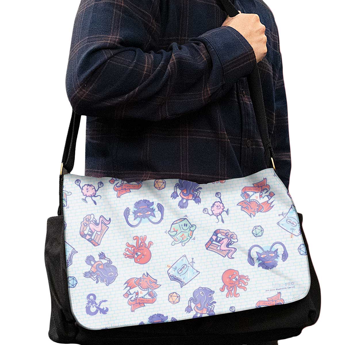 “Charming Creatures” Pattern Bag Flap for Dungeons & Dragons