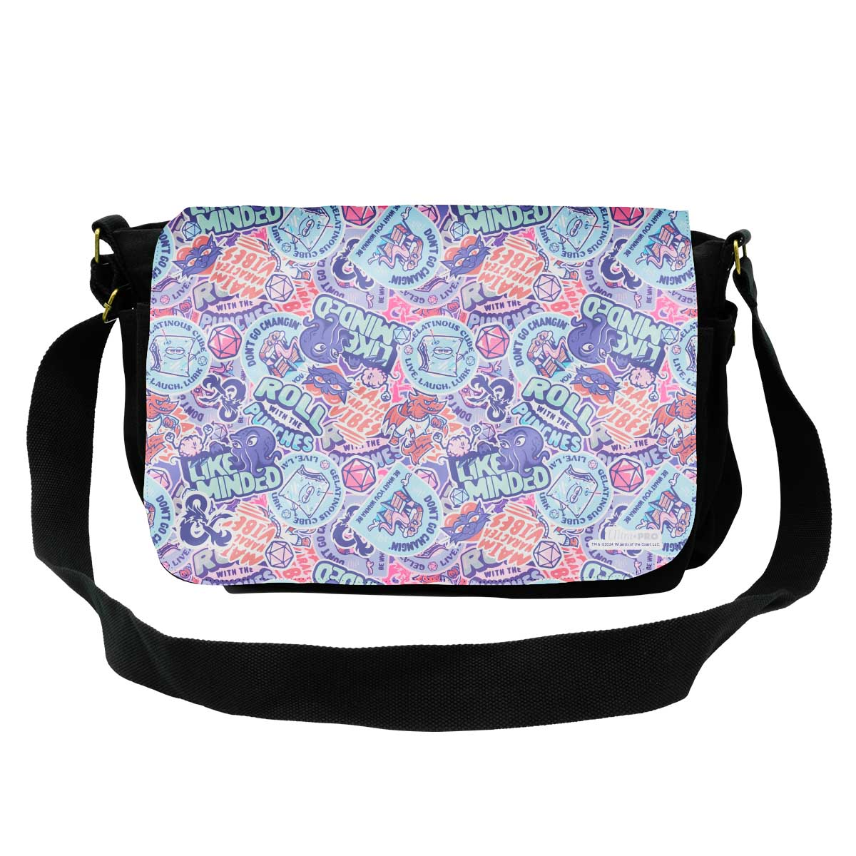 “Sweet Stickers” Pattern Bag Flap for Dungeons & Dragons with Bag. Bag sold separately.