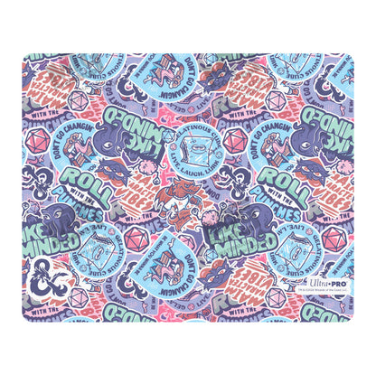 “Sweet Stickers” Pattern Mousepad for Dungeons & Dragons Art