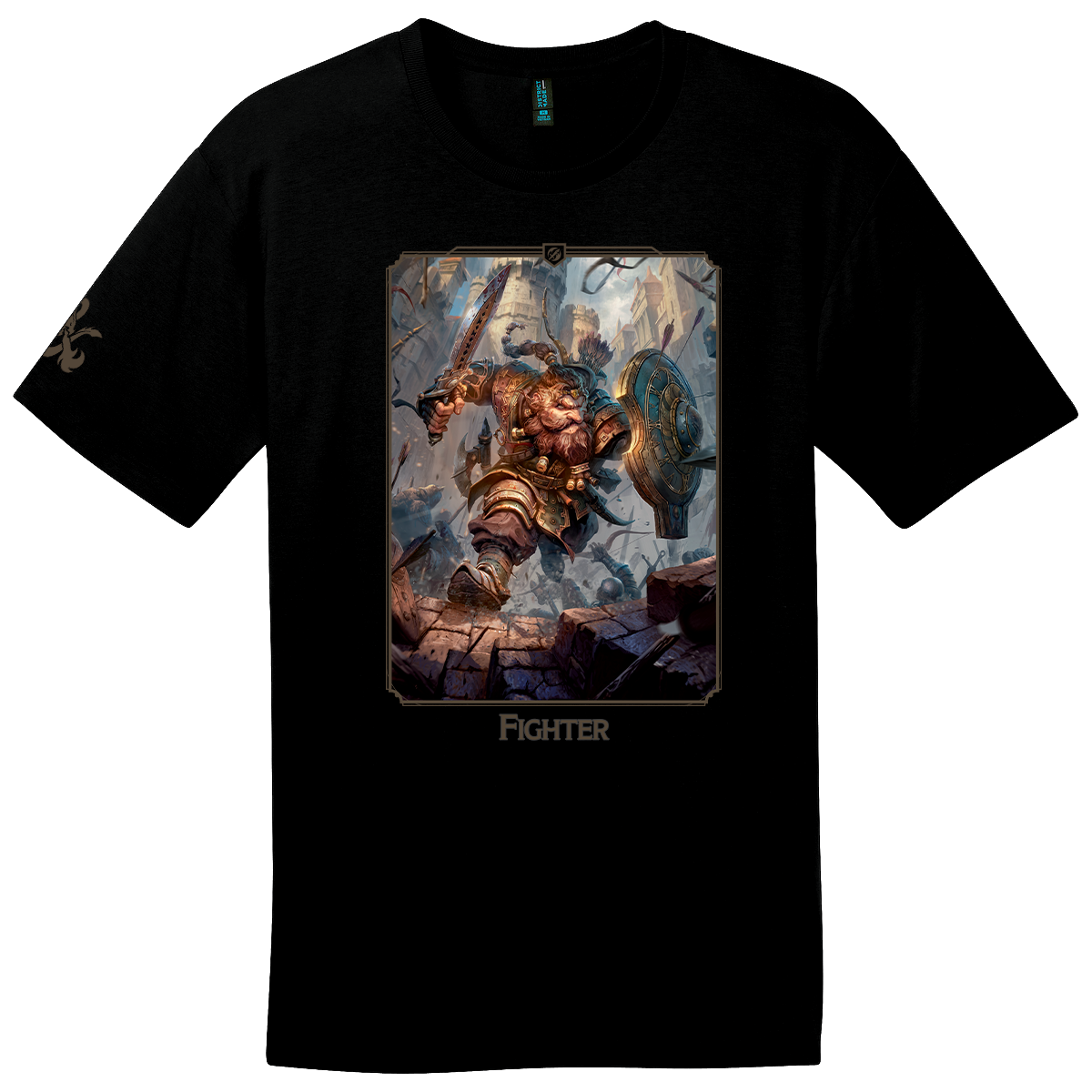 Dungeons & Dragons Class PoD - Tee - Fighter