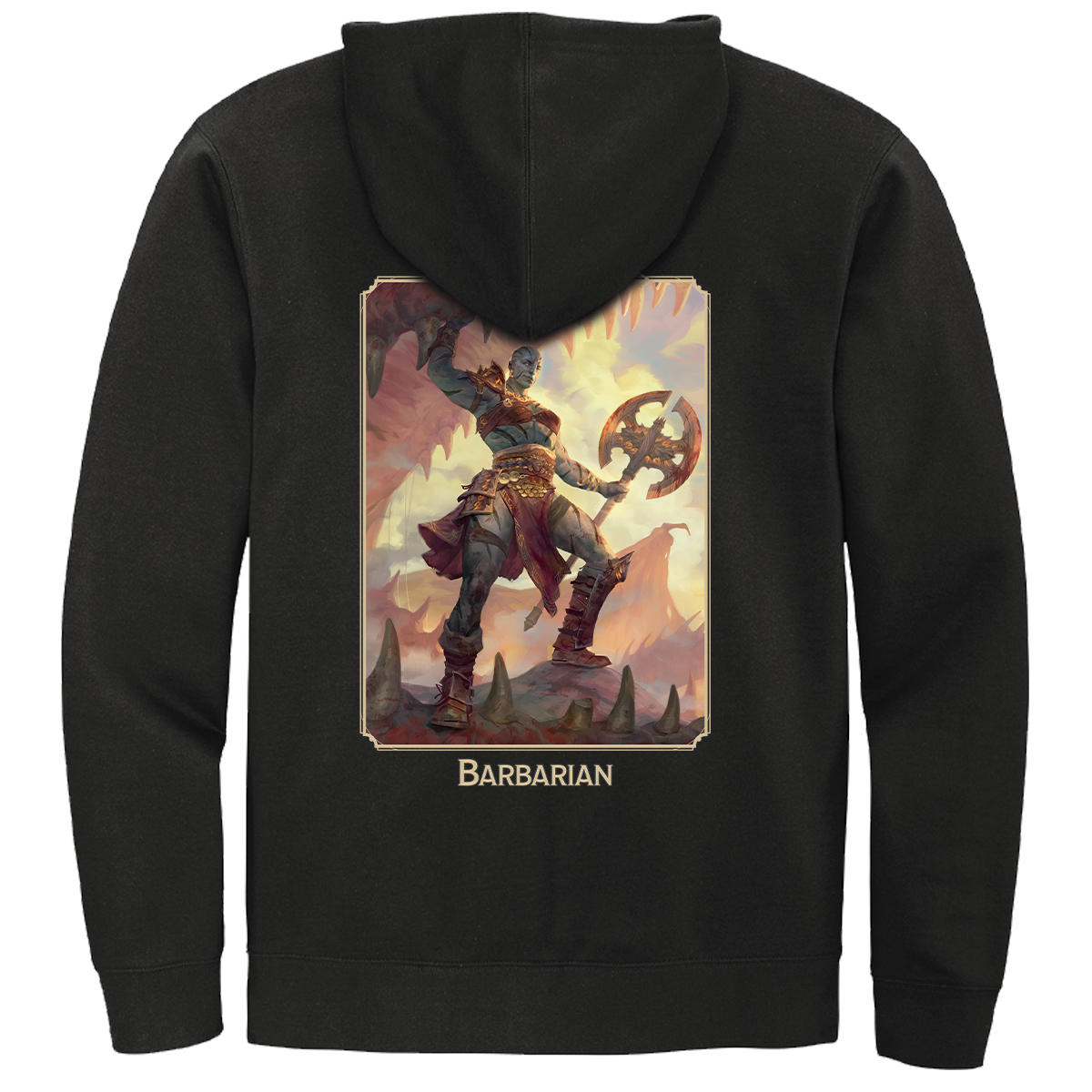 Dungeons & Dragons Class PoD - Hoodie - Barbarian