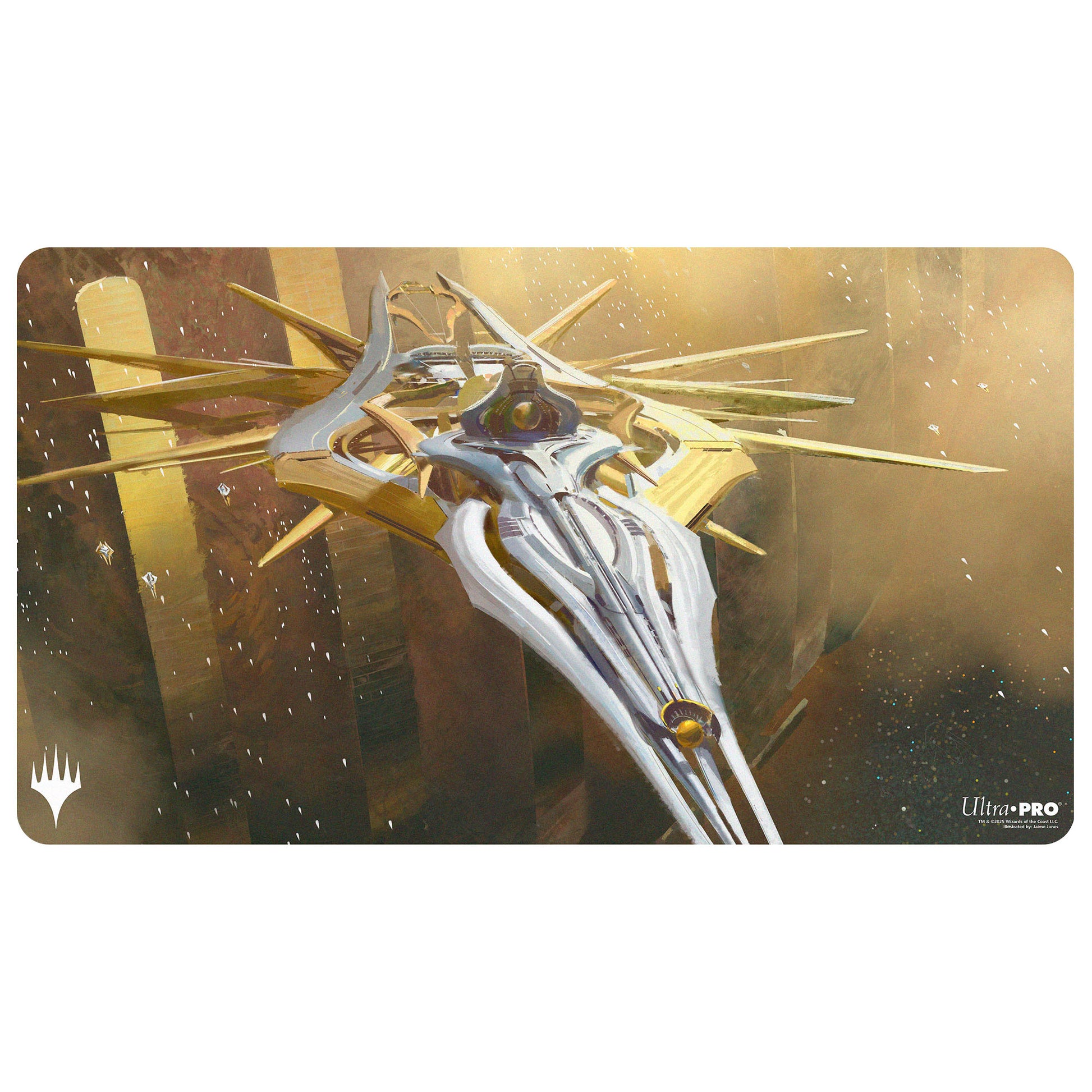 dawnsire mtg card Edge of Eternities - Playmat - Dawnsire, Sunstar Dreadnought