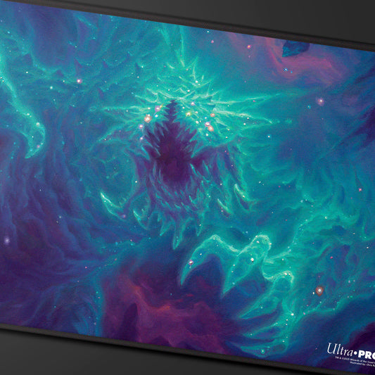 Edge of Eternities - Black Stitched Playmat - Cosmogoyf - Chris Rahn