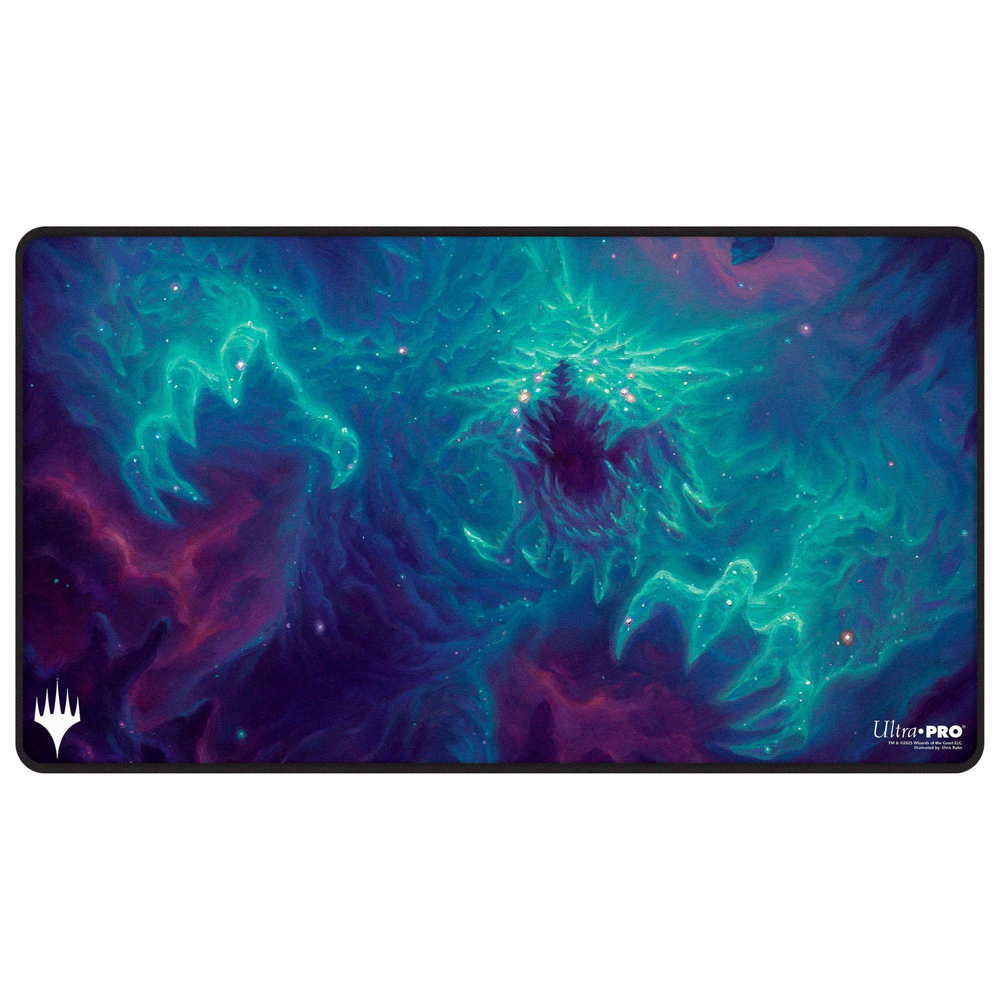 Edge of Eternities - Black Stitched Playmat - Cosmogoyf - Chris Rahn