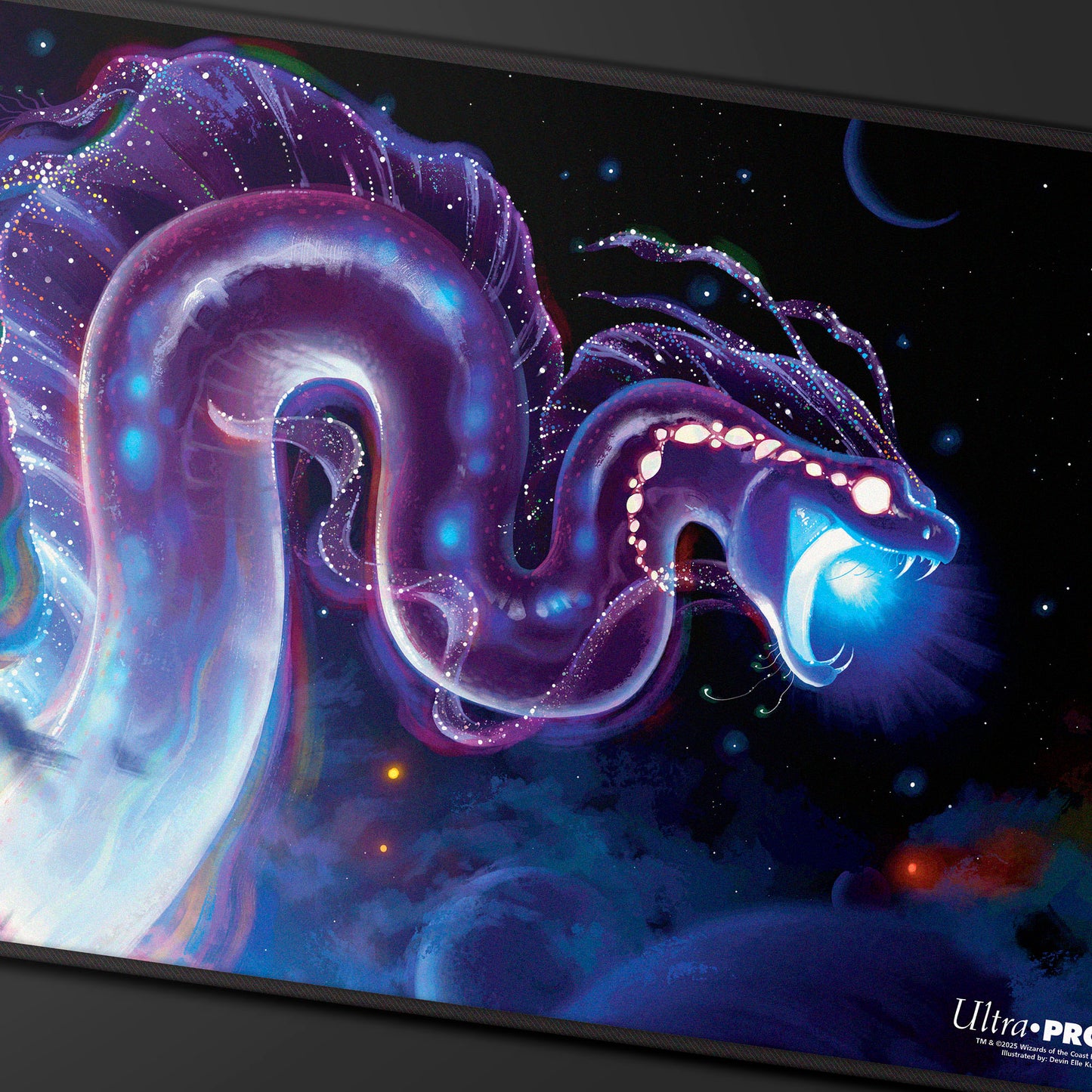 Edge of Eternities - Black Stitched Playmat - Starwinder - Devin Elle Kurtz