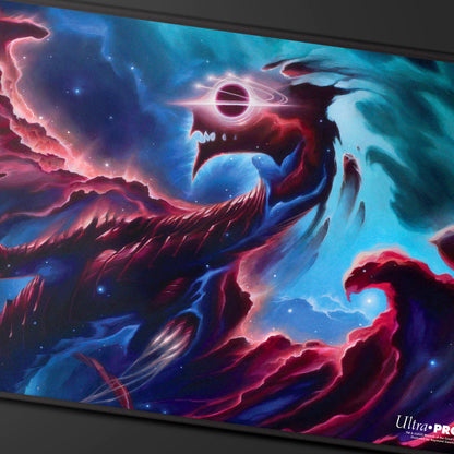 Edge of Eternities - Black Stitched Playmat - Nova Hellkite - Raymond Swanland