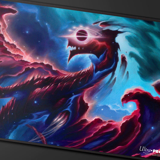 Edge of Eternities - Black Stitched Playmat - Nova Hellkite - Raymond Swanland