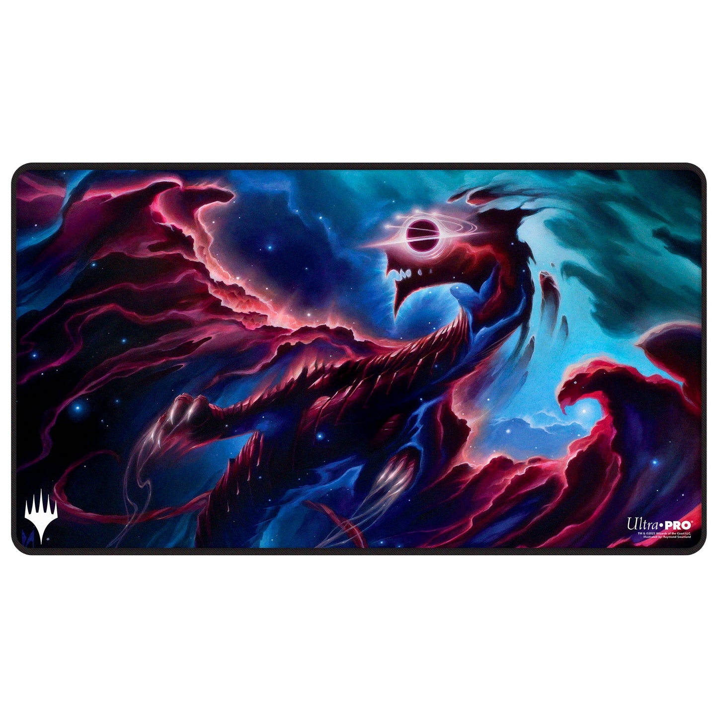 Edge of Eternities - Black Stitched Playmat - Nova Hellkite - Raymond Swanland