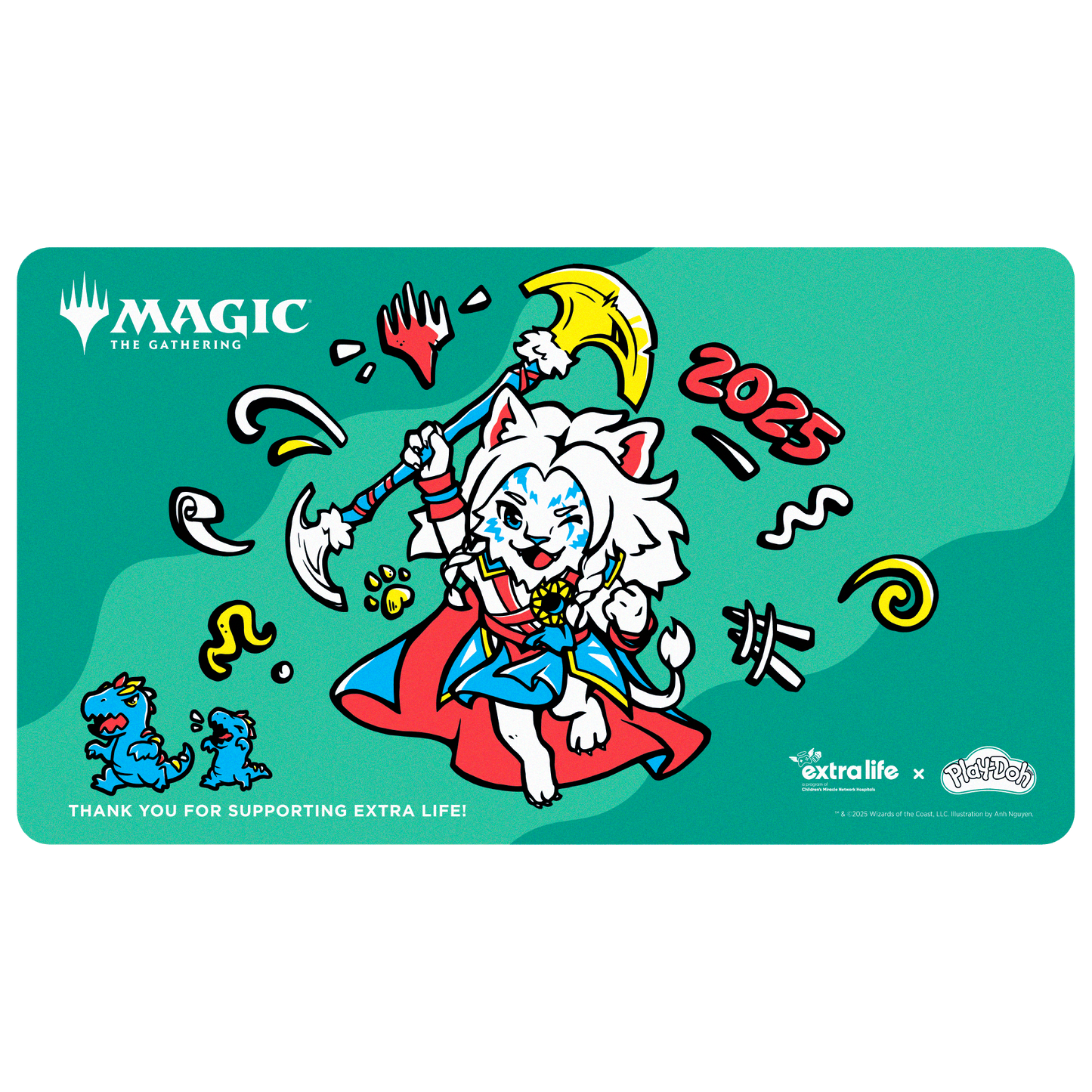 Extra Life 2025 x Play-Doh Playmat for Magic: The Gathering