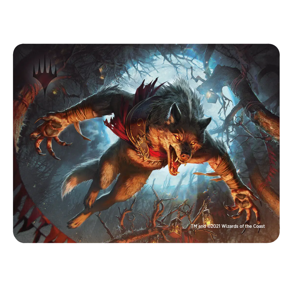 Innistrad: Midnight Hunt Wolf Mousepad for Magic: The Gathering