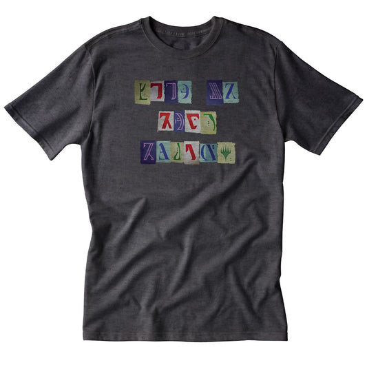 Murders at Karlov Manor Ransom Note T-Shirt for Magic: The Gathering