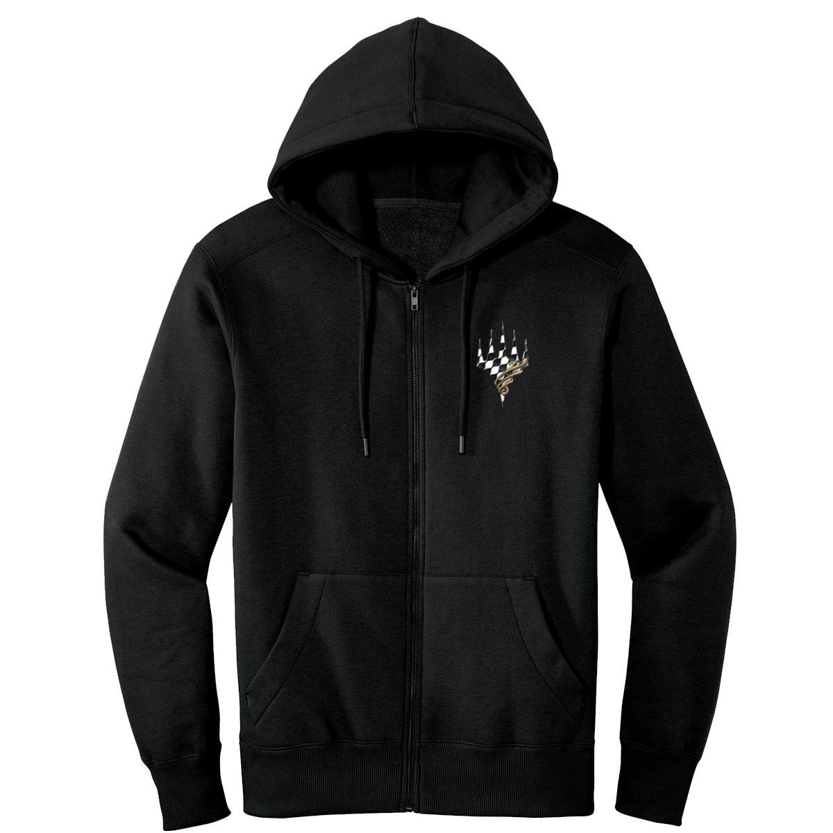 Aetherdrift Racer Creature Webstrike Elite Printed Hoodie for Magic: The Gathering