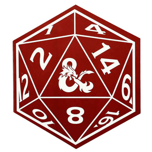 Dungeons & Dragons Red D20 shaped Notebook