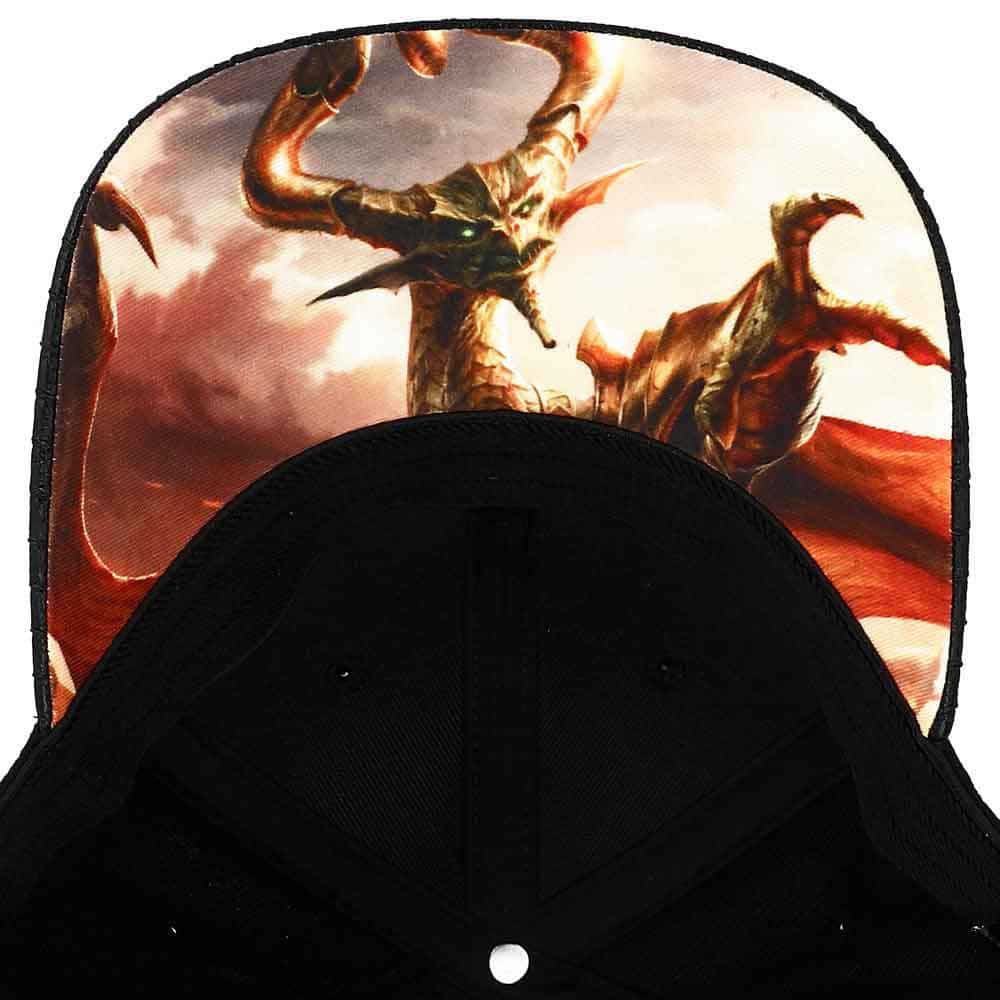 Nicol Bolas Dragon Scale Bill Snapback Hat for Magic: The Gathering
