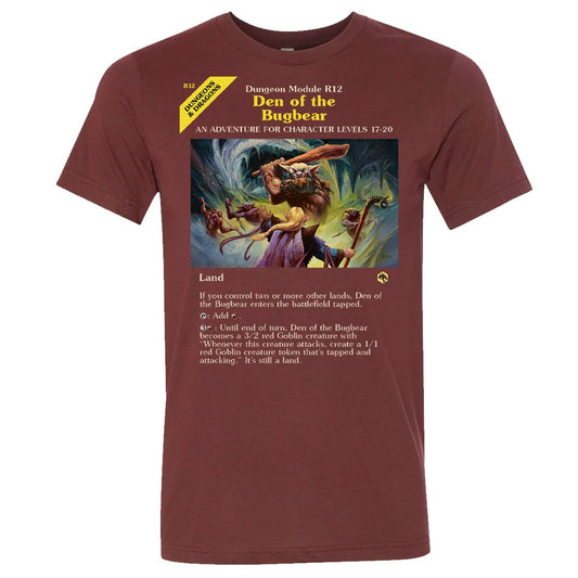 Adventures in the Forgotten Realms Den of the Bugbear T-Shirt for Dungeons & Dragons - MTG Pro Shop