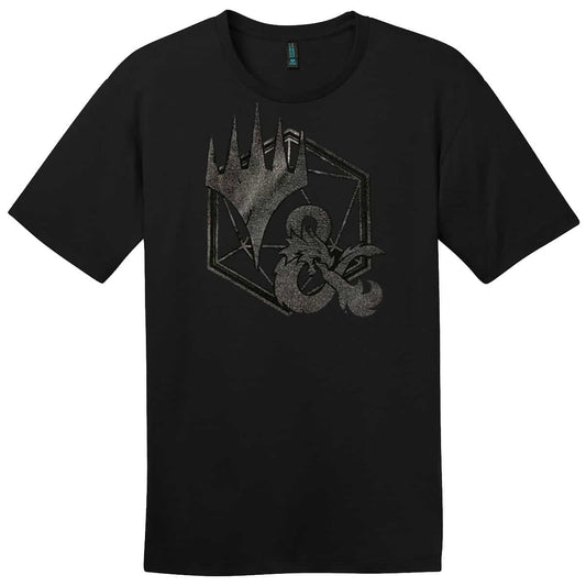 Black Foil Magic: The Gathering Planeswalker Dungeons & Dragons Ampersand T-Shirt