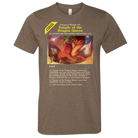 Adventures in the Forgotten Realms Temple of the Dragon Queen T-shirt for Dungeons and Dragons - MTG Pro Shop