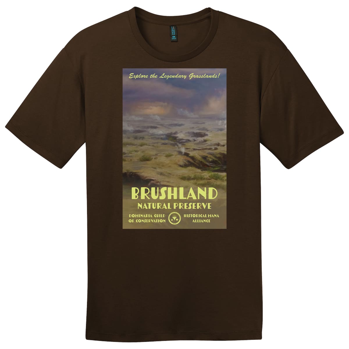 The Brothers' War Brushland T-Shirt for Magic: The Gathering