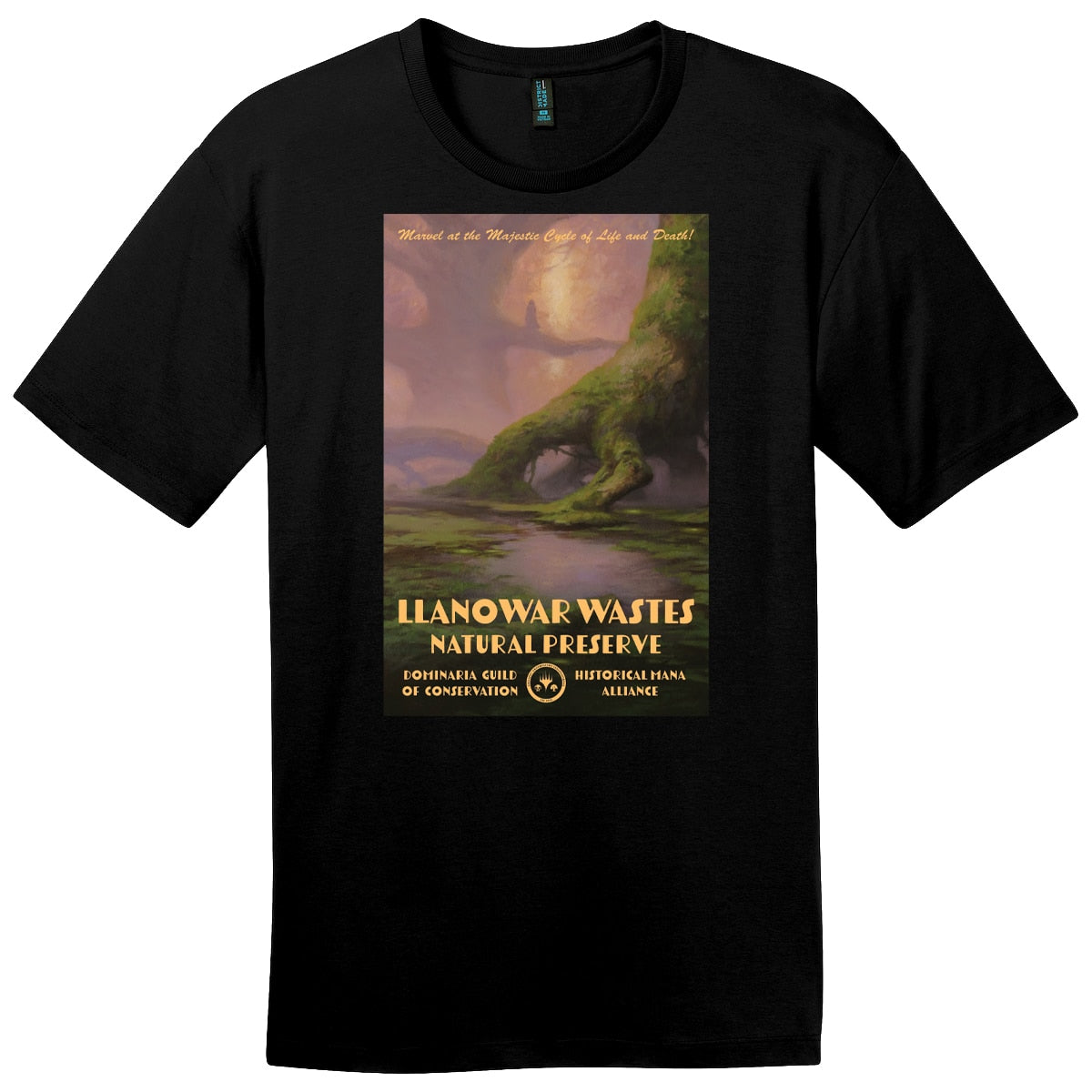 The Brothers' War Llanowar Wastes T-shirt for Magic: The Gathering - MTG Pro Shop
