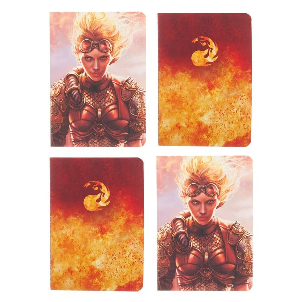 Chandra Planeswalker Pocket Notebook (4-Pack) for Magic: The Gathering