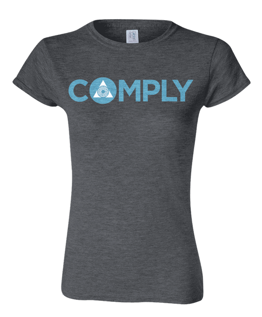 Guild Word Women's Azorius COMPLY T-shirt for Magic: The Gathering - MTG Pro Shop
