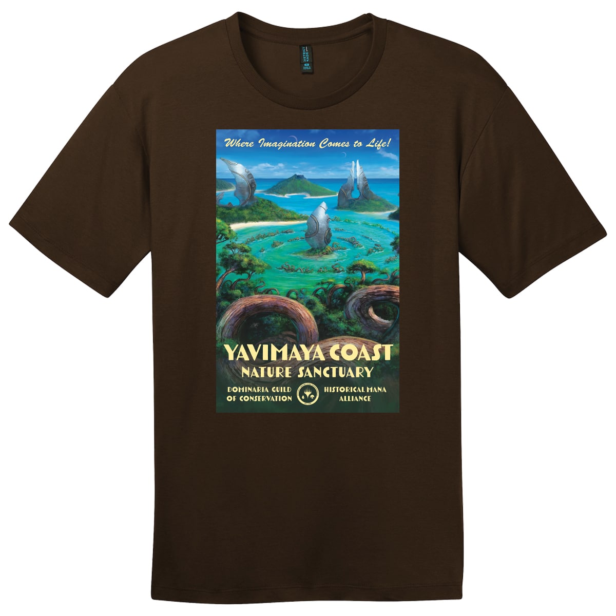 Dominaria United Yavimaya Coast T-shirt for Magic: The Gathering - MTG Pro Shop