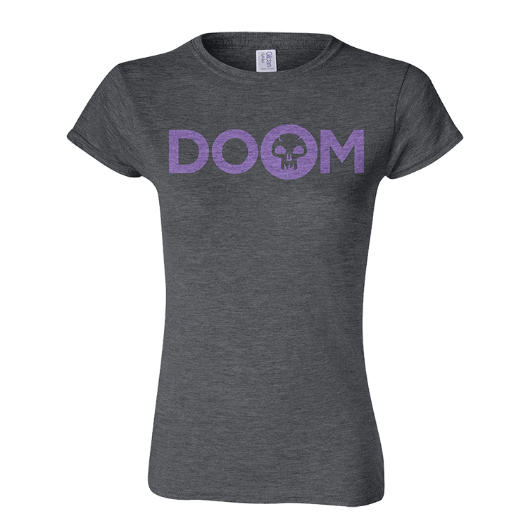 Magic: The Gathering Mana Word Women's "DOOM" T-Shirt