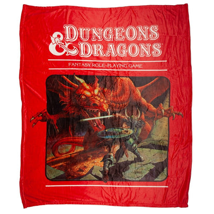 Dungeons and Dragons Red Box Plush Throw