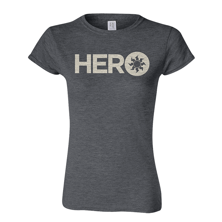 Magic: The Gathering Mana Word "HERO" Women's T-Shirt