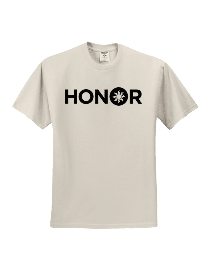 Magic: The Gathering Mana Word V2 "HONOR" T-Shirt