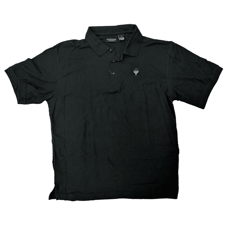 Planeswalker Logo Black Polo for Magic: The Gathering