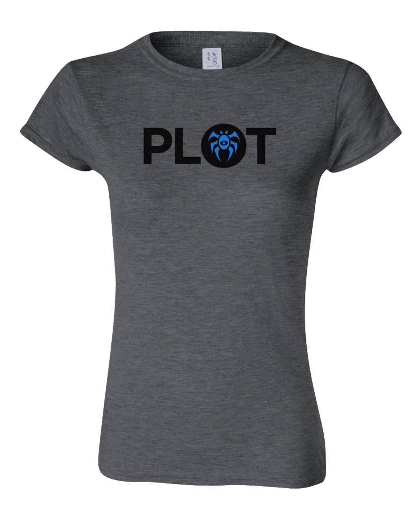 Guild Word Women's Dimir PLOT T-Shirt for Magic: The Gathering